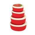 Strawberry Tiffin Box 4-Piece Set - Stylish And Functional Food Storage Containers. 