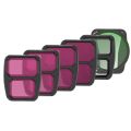 STARTRC 6-Pack Filters Set Lens Filter Kit - black.