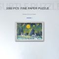 Mini Jigsaw Puzzle 1000 Pieces for Adults Kids Dream Castle Puzzle Toy Family Game Famous World Oil Painting Home Decoration.
