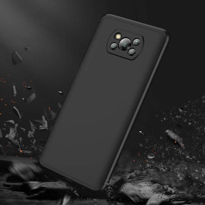 For Xiaomi Poco X3 / Poco X3 Pro Premium Silicone Matte Soft Phone Case - Black