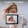 Portable 720P Digital Camera Video Camcorder 2.7 Inch Large TFT Screen with Carry Bag-sliver. 