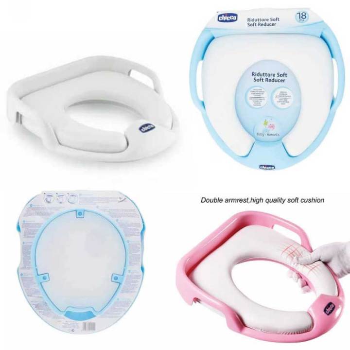 Baby Soft Washable Toilet Seat With Handler For Kids/ Baby Potty Ring Riduttore Soft Reducer