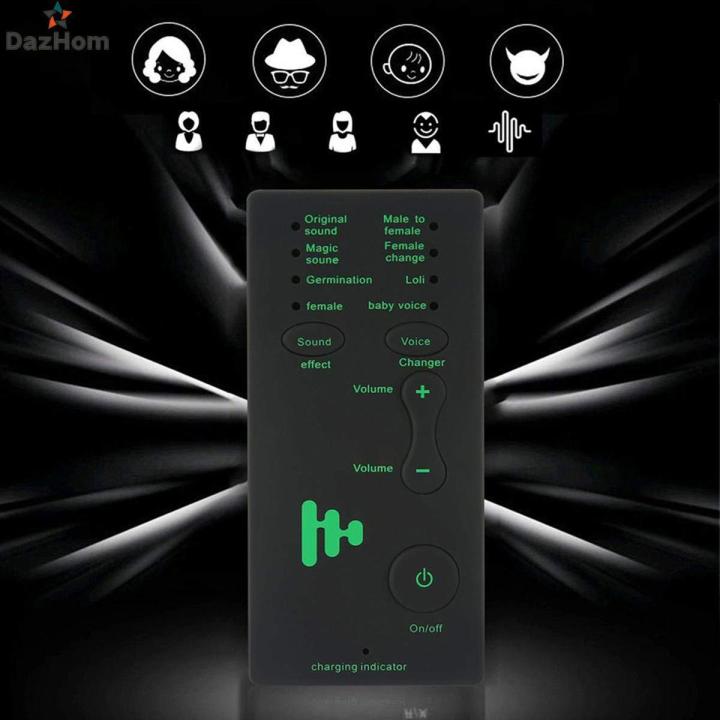 1 pcs 7 Different Sound Changes Voice Changer Device For Kids/XBOX/PS4/Phone/IPad/Computer/Laptop/Tablets