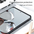 For OnePlus 12R Case Transparent Protector with Soft Frame and Hard Armor Shell For OnePlus 12R Back Cover. 