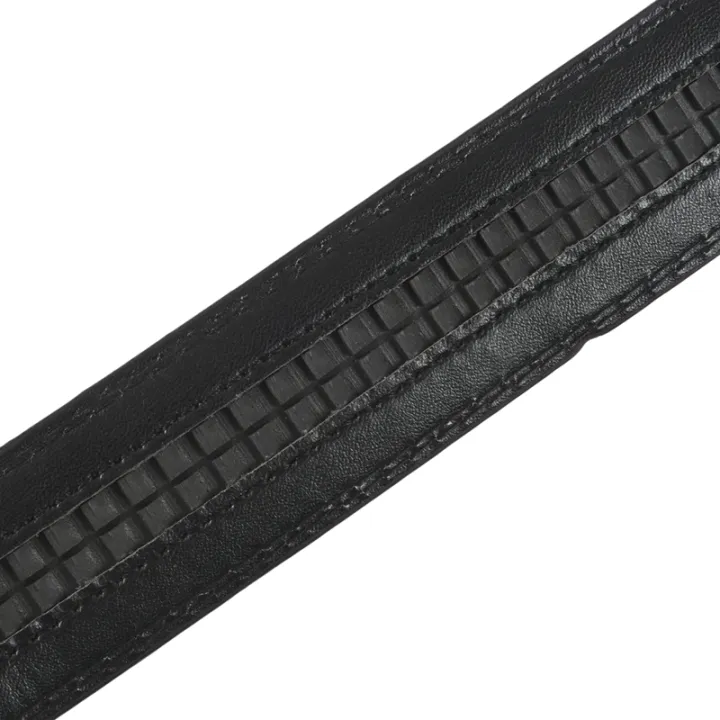 Luxury%20Men's%20Leather%20Automatic%20Ribbon%20Waist%20Strap%20Belt%20Without%20Buckle%20Black%20-%20Image%206