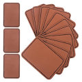 90Pcs Laser Engraving Blanks, Blank Leather Patch for Hat, Wear-Resistant, Not Easy To Fade.