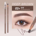WODWOD natural color machete eyebrow pencil has a smooth and misty texture making wild eyebrows less prone to smudging. 