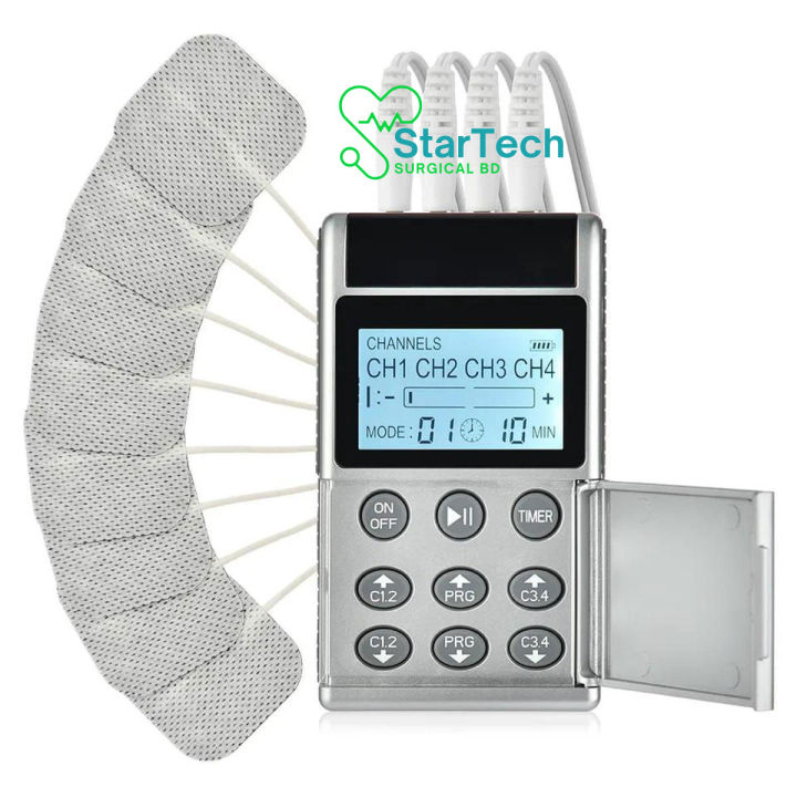 4 Channels TENS Machine machine Massager Rechible MH-1087