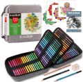 KALOUR 132 Colored Pencils Set,with Adult Coloring Book and Sketch Book,Artists Colorless Blender,Zipper Travel Case,Soft Core,Ideal for Drawing Sketching Shading,Art Supplies for Beginners Kids. 