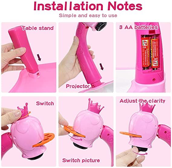 Hello%20Kitty%20Kids%20Projector%20Drawing%20Painting%20Table%20Desk%20Art%20Learning%20Kit%20for%20Drawing%20with%20Color%20Pens%20-%20Image%206