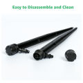6 Pcs Drip Emitters Sprayer with Stake 360 Degree Dripper for Sprinkler Irrigation System Watering Kits. 