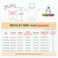MICHLEY Halloween Costume Infant Baby Clothes Rompers Winter Flannel Hooded Bodysuits Pajamas Animals Overall Jumpsuit For Bebe.