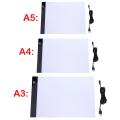 Stepless Dimming LED Light Pad for diamond painting Artcraft Tracing Light Box Digital Tablets Painting writing Drawing Tablet.
