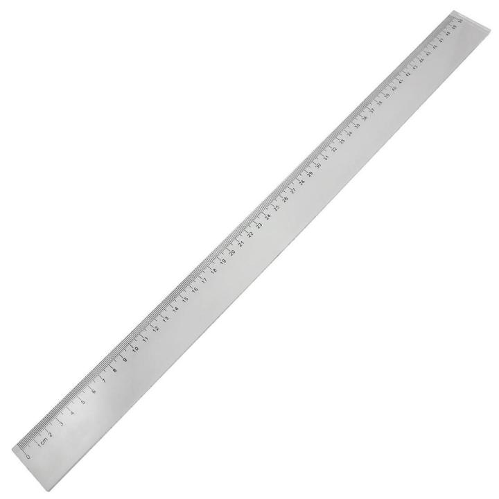 50cm Clear Plastic Measuring Long Straight Centimeter Ruler - Clear ...
