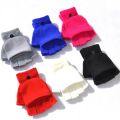Half Finger Flip Gloves Winter with Finger Caps Knitted Fingerless Touchscreen Gloves for Men Women Finger Mittens Glove. 