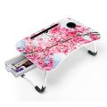 Foldable Laptop Table With Optional Drawer - Convenient And Portable Desk Solution. 