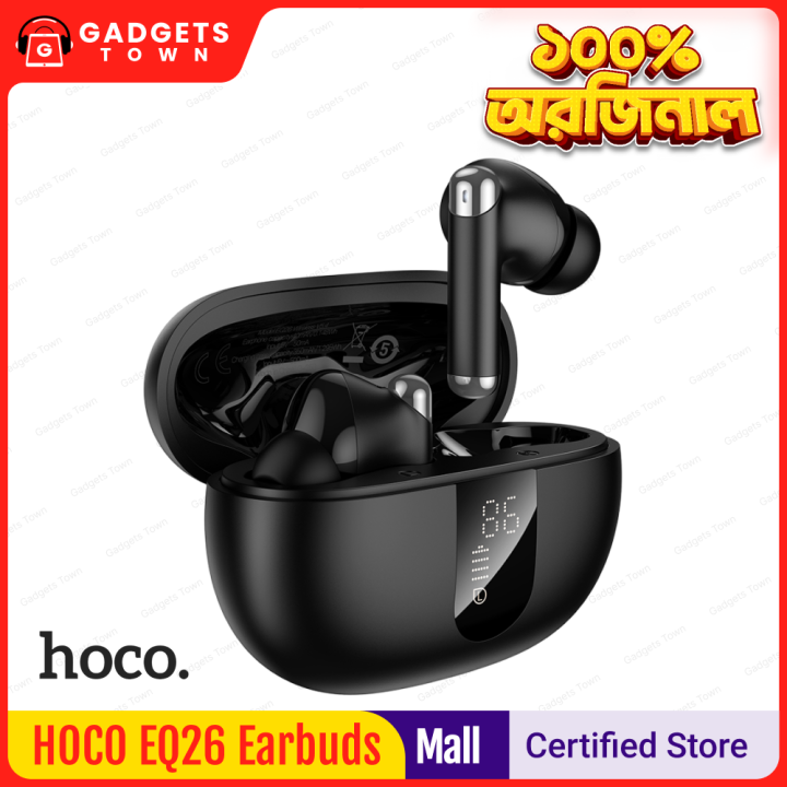 Hoco EQ26 Nice ANC+ENC True Wireless Earbuds | Bluetooth 5.4 | 13 mm ...