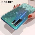 For Samsung Galaxy Note 10 Plus Case Glitter Silicone Soft Back Covers Starry Sky String Glitter Transparent Space Stars Moon Samsung Note10 Plus Back Cover.