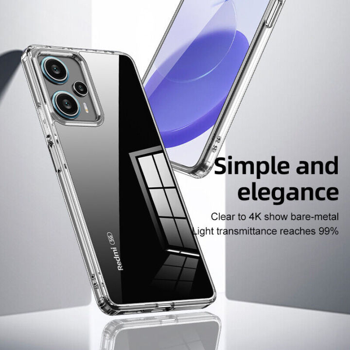 For Xiaomi Poco F5 Premium Silicone Case Crystal Clear Soft tpu Ultra thin Transparent Flexible Protective Mobile Phone Back Cover