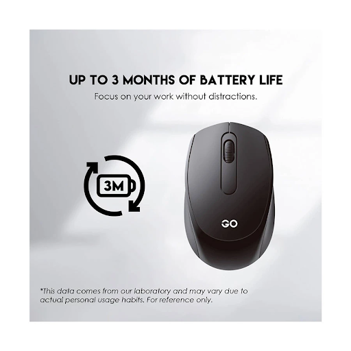 Fantech Go W603 Wireless Black Optical Mouse