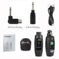 Mini System UHF XLR System Wired to Wireless Microphone Transmitter Microphone Adapter. 