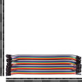 F-F 40Pcs Set Jumper Wires Female To Female Ribbon Set Connecting Wire 40Pcs Cables 20cm Breadboard Friendly Arduino Raspberry PI Electronics Projects Prototyping DIY. 