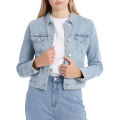 Light Blue Color Winter Season Stylish Denim Jacket for Women. 