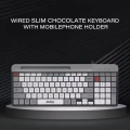 JEDEL-K37 Ultra Fast Response Wired Gaming Office Keyboard Time Silent Button Film Switch Simple And Exquisite Ergonomic Suitable For Computers.