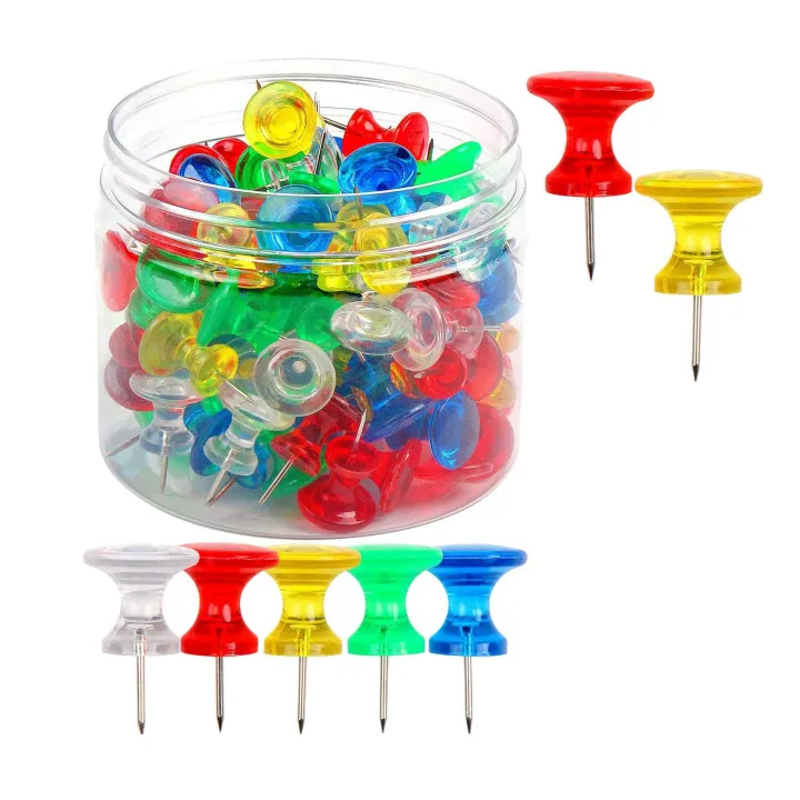 Thumbtacks-100%20Pcs%20Push%20Pins-as%20shown%20-%20Image%203