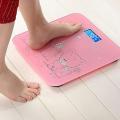 Digital waiting machines different colors with display of room temperature for human body weight.