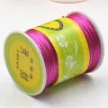 50M 1.5mm Satin Nylon Cord Knotting Beading String Bracelet Macrame Rattail Rope Jewelry Findings DIY. 