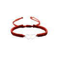 Handwoven Couple Bracelet Romantic Red Double Heart Heart Bracelet Stainless Steel Jewelry Gift Handmade Red String Bracelet for Couples Jewelry Friendship Gift Anniversary Present Relationship Symbol.