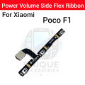 Xiaomi Poco F1 F3 X3 Power on / off Switch Button Side Volume Up Down Buttons Flex Cable Replacement Parts. 