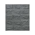Wall Decoration Waterproof Foam Brick Wallpaper Foam Soundproof Self Adhesive 3D Wall Stickers Moisture-proof and Moldy Resistant Anti-collision Wall Decals Living Room Bedroom Kitchen.