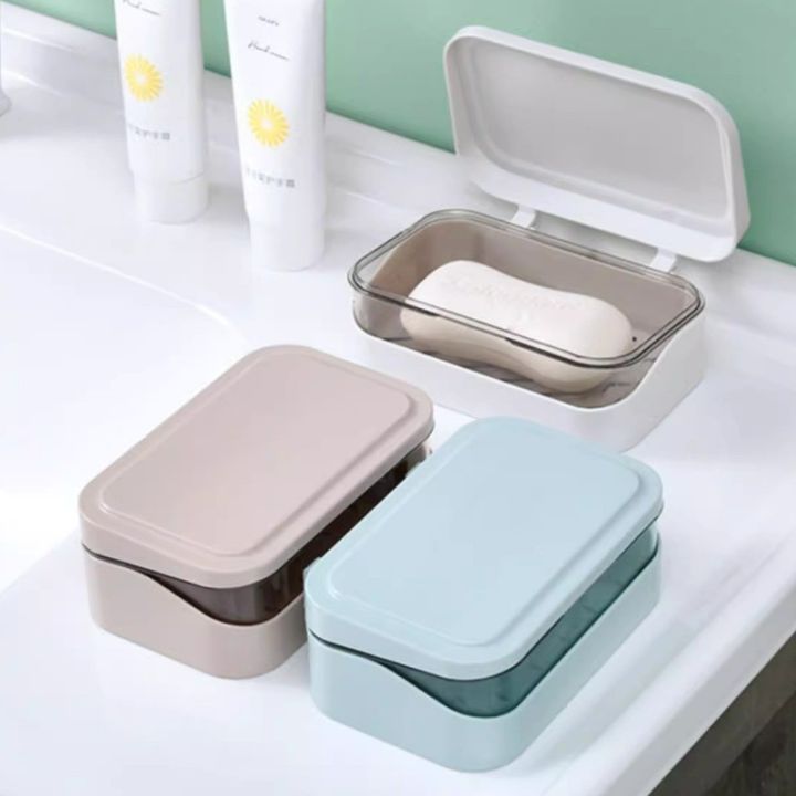 Soap%20Box%20with%20Lid%20Laundry%20Soap%20Drying%20Rack%20Perfumed%20Soap%20Draining%20Tray%20Kitchen%20Sponge%20Holder%20Bathroom%20Storage%20Supplies%20Anti-drop%20Portable%20Anti-bacteria%20-%20Image%202