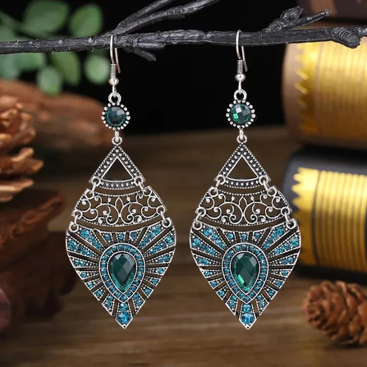 Bohemian%20Ethnic%20Long%20Blue%20Acrylic%20Crystal%20Water%20Drop%20Earrings%20for%20Women%20Retro%20Temperament%20Geometric%20Dangle%20Earrings%20Jewelry%20-%20Image%202