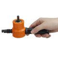 Tool parts Gold Double Headed Sheet Metal Nibbler Saw Cutter Metal Cutting Tool Drill Attachment. 
