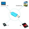 USB Type C SD High-speed Card Reader, USB 2.0 Card Reader Adapter for TF, SD, with OTG Function ABCD. 