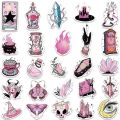 10/30/50pcs Cute Gothic Witch Magic Cartoon Stickers Decals Laptop Suitcase Phone Motorcycle Funny Decoration Sticker Kids Toys.
