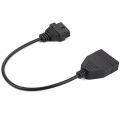 12 Pins to OBD1OBD2 OBD-II 16 Scanner Diagnostic Tool Connector Adapter Cable For GM Vehicles. 