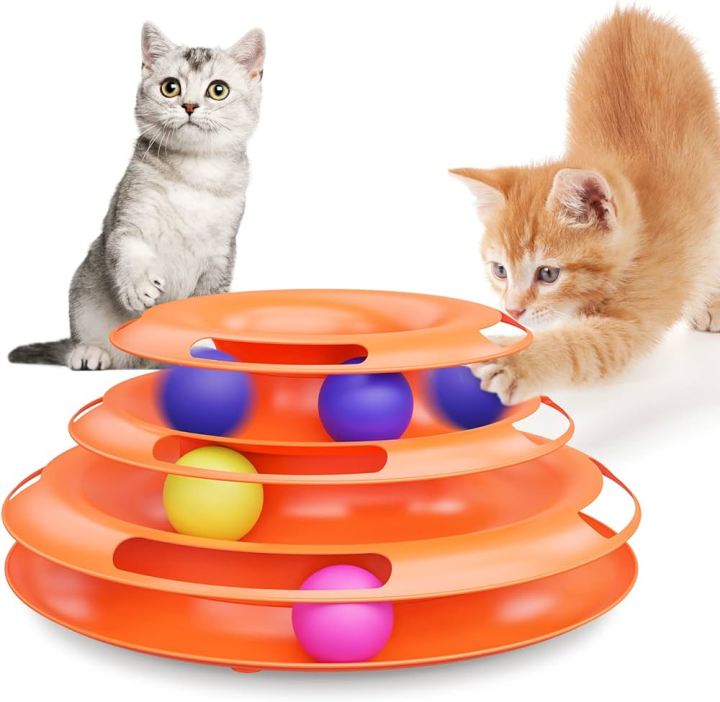New Design Interactive Plastic Pet Cat Disk Scratcher Toy Cat Toys