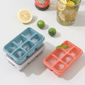 6 Grid Ice Tray Mold Ice Cube Mold Ice Maker Food Grade Silicone Ice Cube Mold.