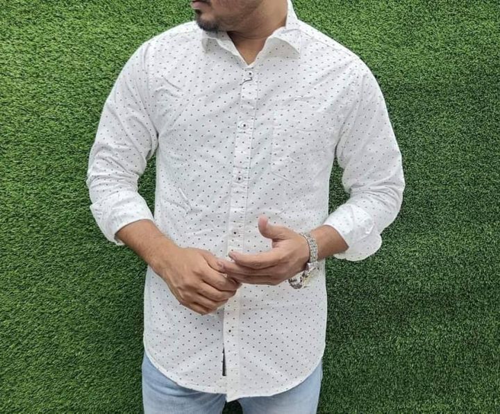 List20 Fashion Premium Quality Oxford Cotton Casual Shirt For Men's
