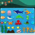 Kids DIY Felt Board Toys Montessori Story Board Ocean Farm Insect Animal Cartoon Pattern Wall Decoration Baby Early Learning Toy SnowWhite. 