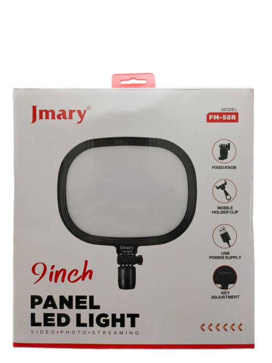 Jmary FM-58R 9inch Panel Led Light