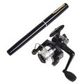 2Pcs/Set Pen Type Fishing Rod Spinning Wheel Fishing Wheel Pocket Ice Fishing Rod Sea Rod Fishing Tackle for Fishing B.