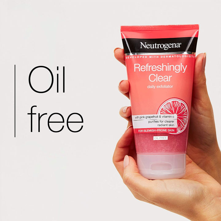 Neutrogena%20Refreshingly%20Clear%20Daily%20Exfoliator,150Ml%20-%20Face%20Wash%20-%20Image%202