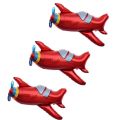 3Pcs Cartoon Large Airplane Balloons Inflatable Toy Birthday Party Decorations Plane Globos Fighter Aircraft Aircraft Air Balloon Kids Boy. 