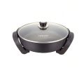 1pc Sokany Electric Skillet/boiling Pan Sk-2004, 1500w High Power, Quick Boiling, Strong Firepower, Easy Operations, Easy To Clean, Multifunctional, Transparent Cover, Non-stick Pan Design, Heat-resistant Handle.