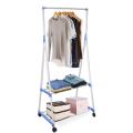 Fashion Laundry Movable Organizer Stand Clothes Display Rack with Storage Shelf Coat Racks Multi Function Hanger Creative Portable.